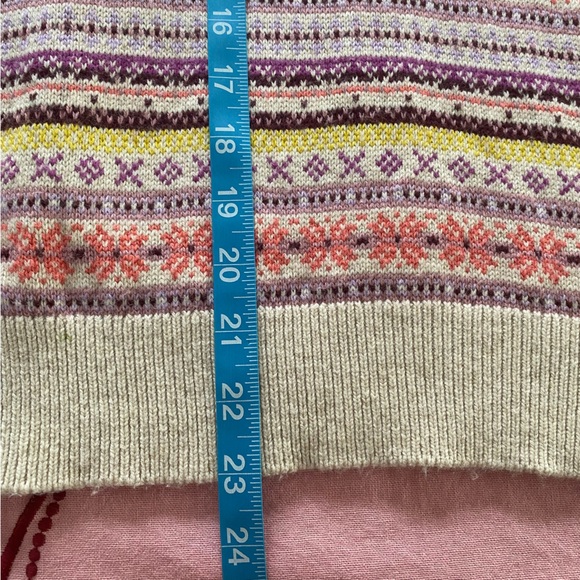 Boden Edie Fair Isle Sweater in Pink XS - Picture 14 of 15